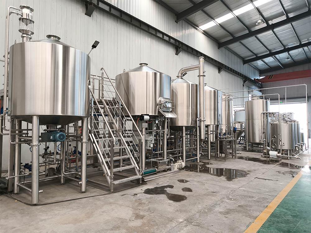 2000L Fully Automatic Brewery ready deliver to Italy